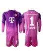 Bayern Munich Manuel Neuer #1 Målvakt Replika Tredje Kläder Barn 2025-26 Långärmad (+ byxor)
